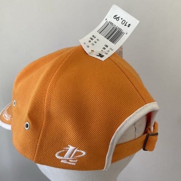 Vtg 90s Tennessee Vols Logo Adjustable Strapback Deadstock NWT Hat OSFA NCAA - Picture 3 of 12